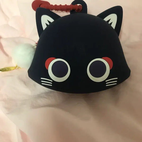 [BUNJANG] Genshin Impact Scaramouche Wanderer Cat Silicone Pouch / 원신 스카라 스카라무슈 방랑자 고양이 실리콘 파우치