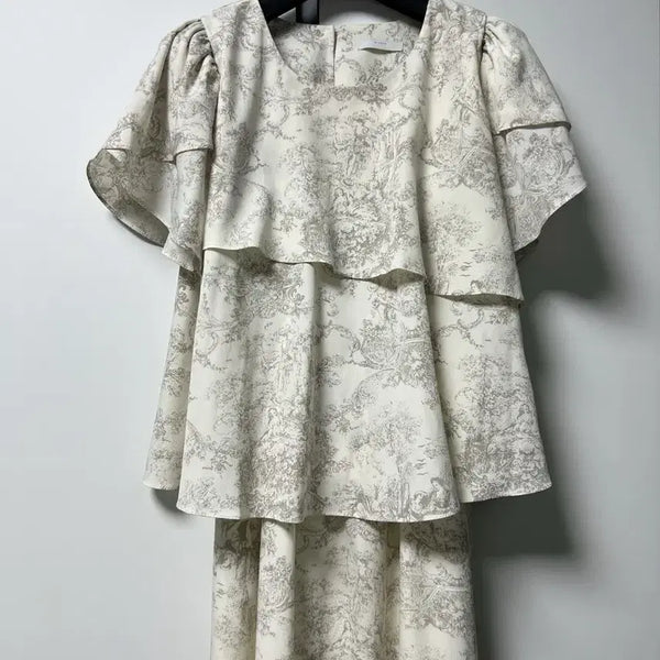 [BUNJANG] Premium Two-Piece Style Dress / 원단 좋은 고급 투피스 느낌 원피스