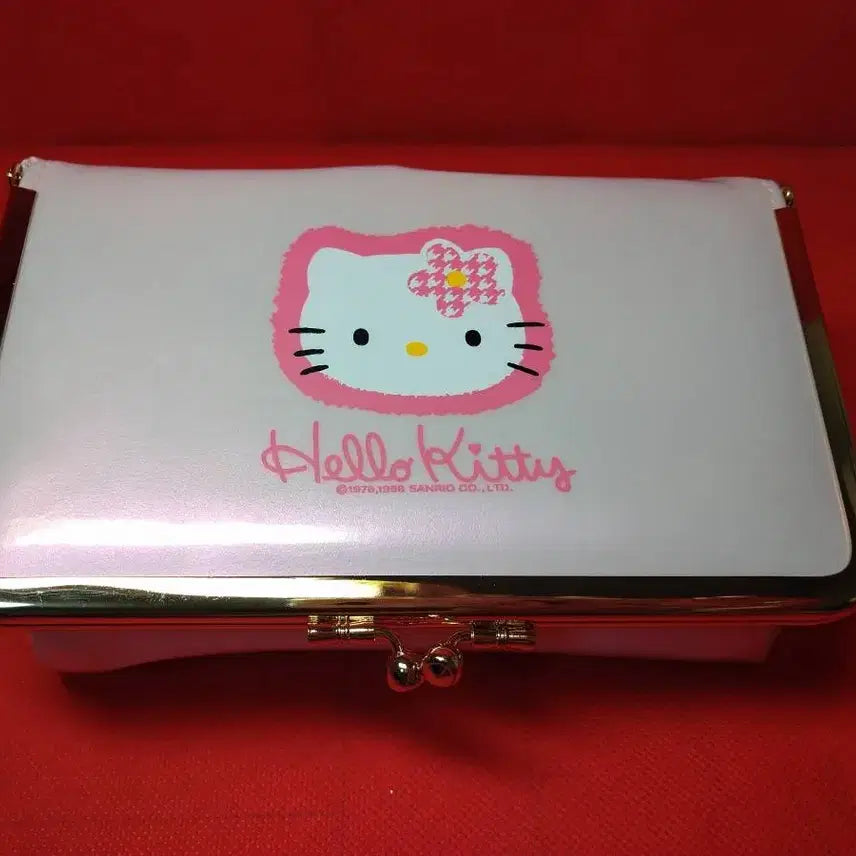 [BUNJANG] Sanrio Hello Kitty Classic Retro Kawaii Pouch with Mirror / 키티 파우치 고전 레트로 카오하나 거울 화장품