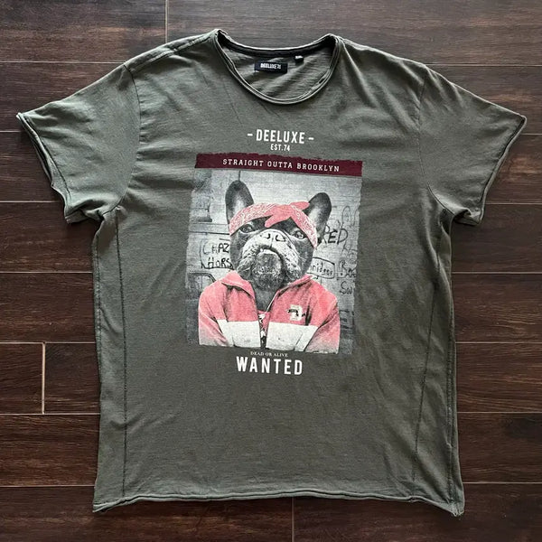 [BUNJANG] Vintage American Single Stitch Bulldog Hip Hop T-Shirt XXL / [XXL] 미국 빈티지 싱글스티치 불독 힙합 티셔츠