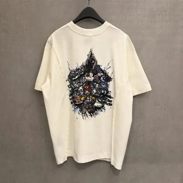 [BUNJANG] Songzio 26 SS Oswald Collaboration T-Shirt White Size 48 / 송지오 26 SS 디즈니 콜라보 오스왈드 티셔츠 화이트 48 새상품