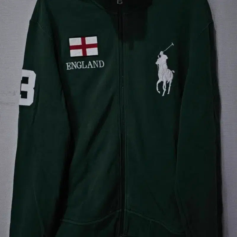 [BUNJANG] Polo Ralph Lauren Big Pony England Cotton Zip-Up L / 폴로 랄프로렌 빅포니 잉글랜드 코튼 집업100/L