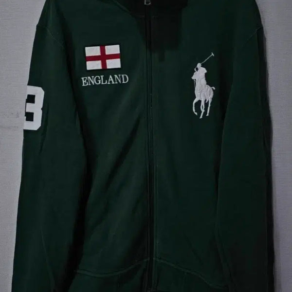 [BUNJANG] Polo Ralph Lauren Big Pony England Cotton Zip-Up L / 폴로 랄프로렌 빅포니 잉글랜드 코튼 집업100/L