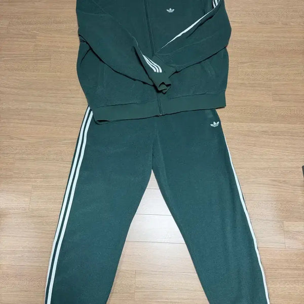 [BUNJANG] Adidas Fleece Tracksuit Set Jacket Pants / [xl/m] 아디다스 adidas 부클 팬트 자켓 셋업