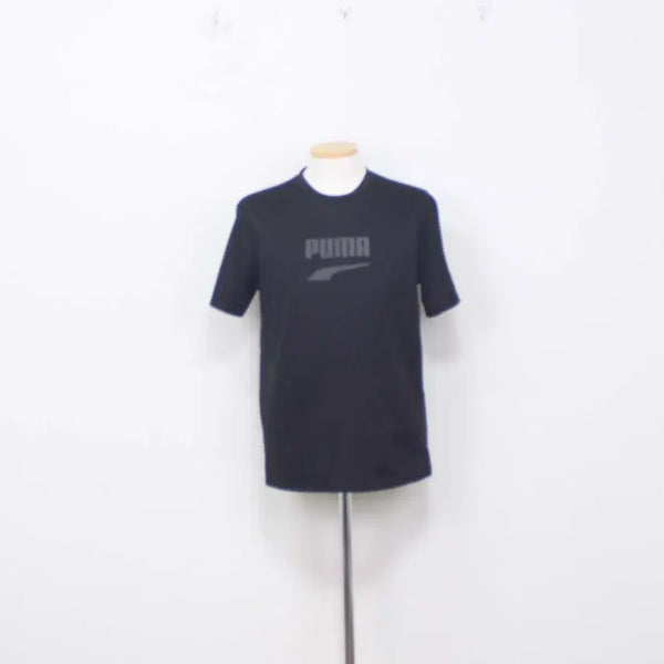 [BUNJANG] Puma Men's Functional Round Neck Short Sleeve T-Shirt Black M / [정품] 푸마 남성 기능성 라운드 반팔 티셔츠 블랙 M 정인샵