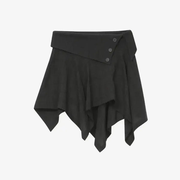 [BUNJANG] MiseKi Seoul Unbalanced Flow Mini Skirt Check / 미세키서울 Unbalanced flow mini skirt CHECK