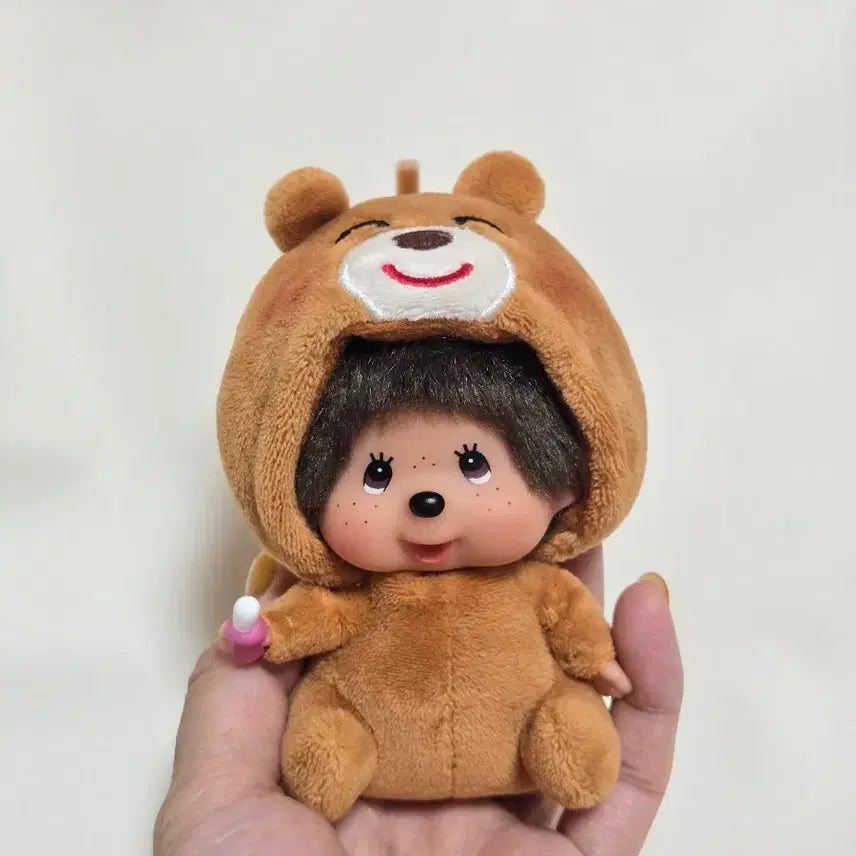 [BUNJANG] Monchhichi Irajstoa Bear Keychain / 몬치치 이라스토야 ( 곰 )