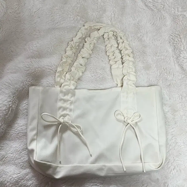 [BUNJANG] Ribbon Shoulder Bag / 곱창 리본 숄더백
