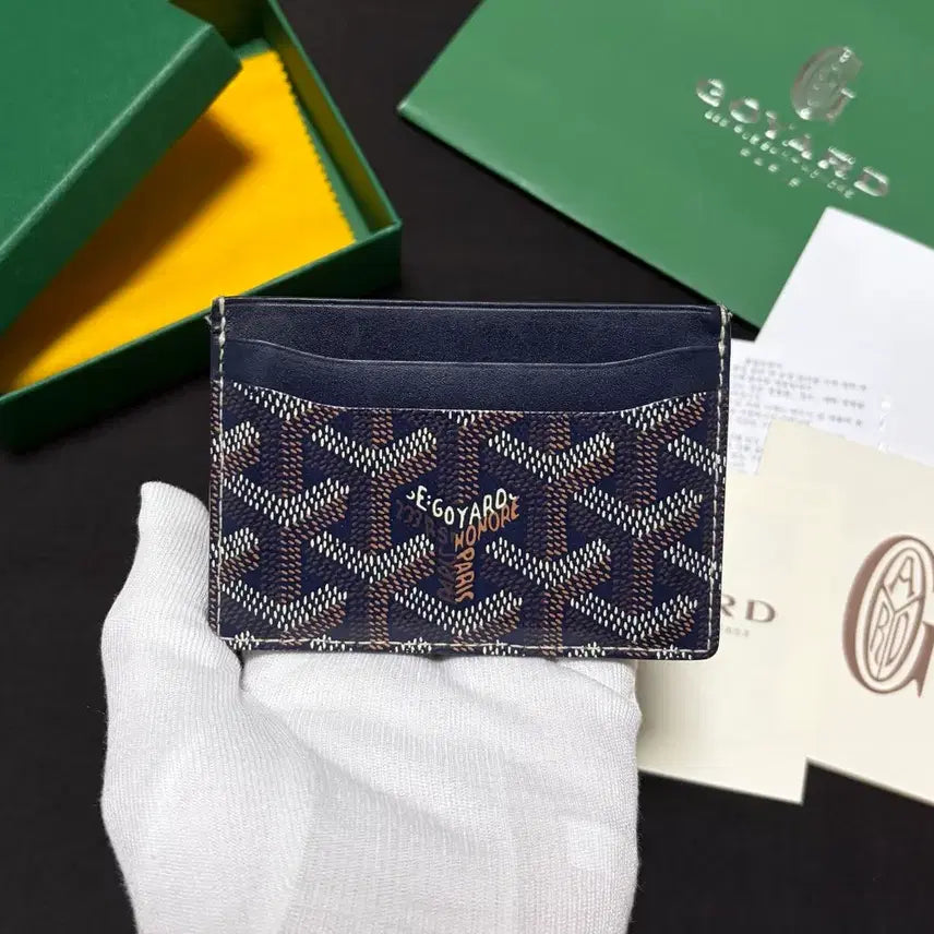 [BUNJANG] Goyard Saint-Pierre Card Wallet Navy / [S급/풀구성] 고야드 생쉴피스 카드지갑 네이비