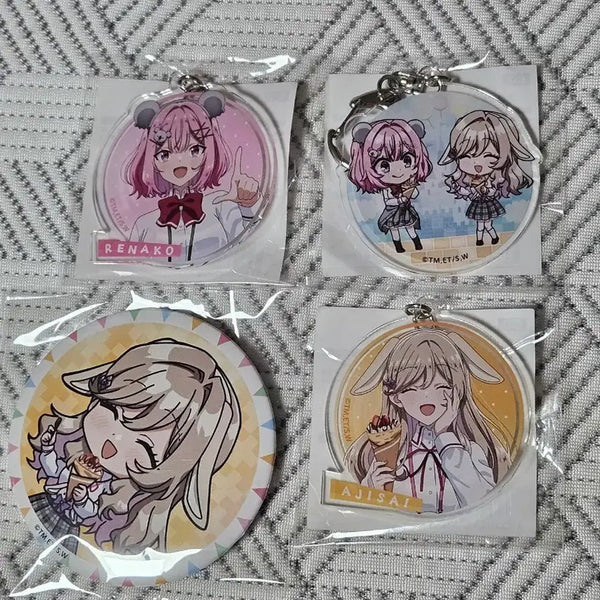[BUNJANG] Watanare Ajisai Renako Kuji Goods Bundle Set (Sealed) / 와타나레 아지사이 레나코 쿠지 굿즈 미개봉 일괄 연인무리 백합
