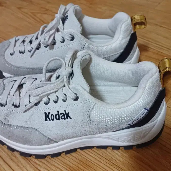 [BUNJANG] Kodak Kodachrome Suede Sneakers (230mm) / 코닥 코다크롬 스웨이드  그레이 스니커즈 230mm