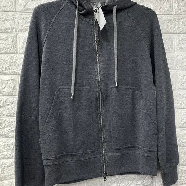 [BUNJANG] Cortigiani Training Hoodie Zip-up (Charcoal) / CORTIGIANI 꼬르띠아니 트레이닝 후디집업 새상품