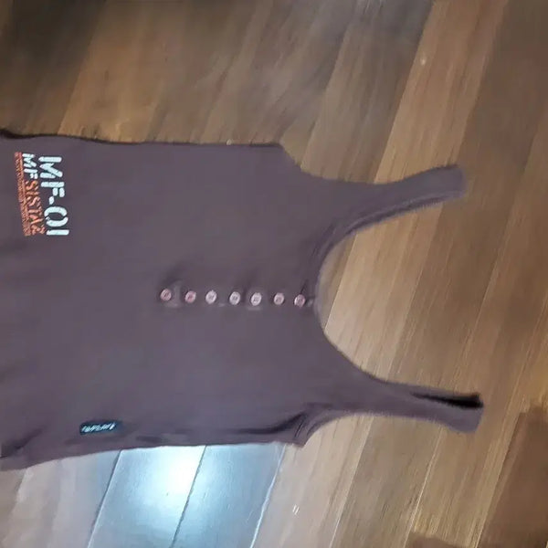 [BUNJANG] MF Ribbed Sleeveless Top / MF 골지민소매 탑