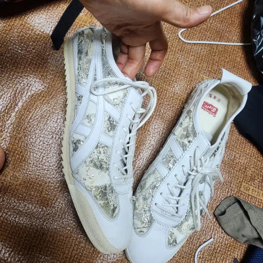 [BUNJANG] Onitsuka Tiger Mexico 66 White/Silver Sneakers 270 / 오니츠카타이거 멕시코66 흰/은 운동화270