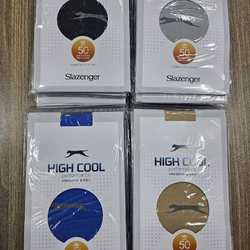 [BUNJANG] Slazenger High-Cool Arm Sleeves (11 pieces) / 슬레진저 하이쿨 팔토시 11개