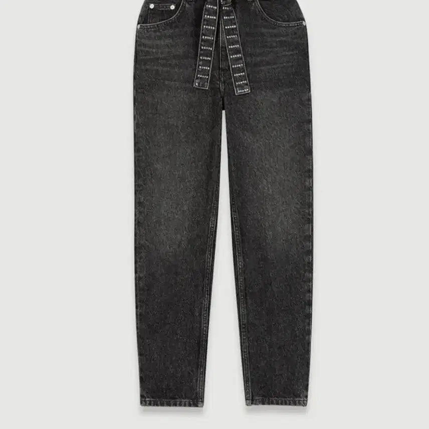 [BUNJANG] Maje Belted Denim Pants Size 54 / 마쥬 벨트 데님 팬츠 [54사이즈]