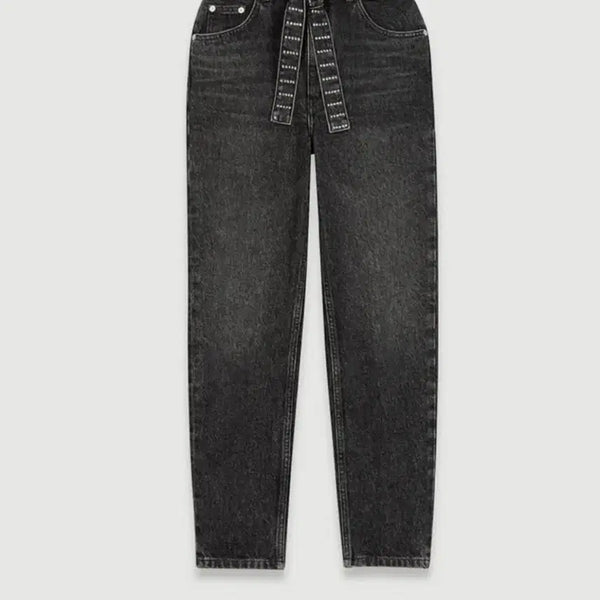 [BUNJANG] Maje Belted Denim Pants Size 54 / 마쥬 벨트 데님 팬츠 [54사이즈]