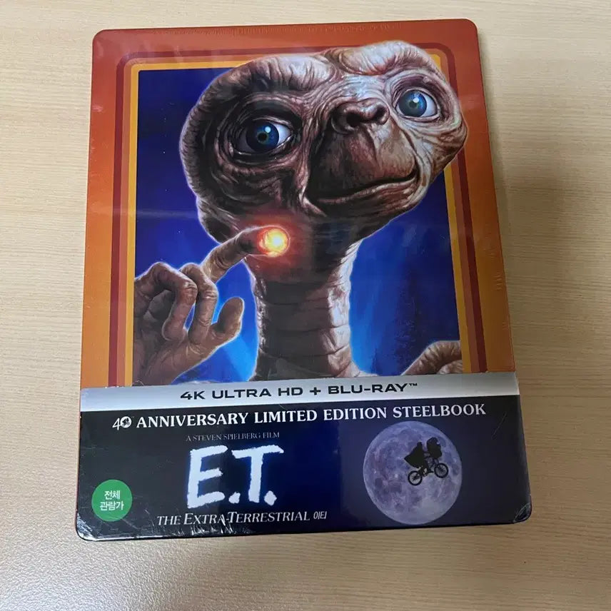[BUNJANG] E.T. 4K Steelbook Limited Edition Blu-ray (Sealed) / E.T. 4K 스틸북 한정판 블루레이 미개봉
