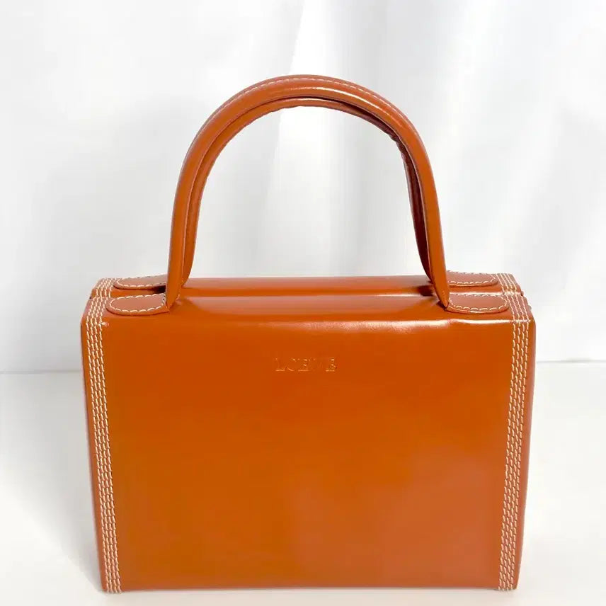 [BUNJANG] Loewe Mini Leather Handbag Camel Orange / 로에베 미니 레더 핸드백