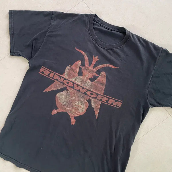 [BUNJANG] 90's Ringworm Band T-Shirt / [L] 90's ringworm there is no god 티셔츠