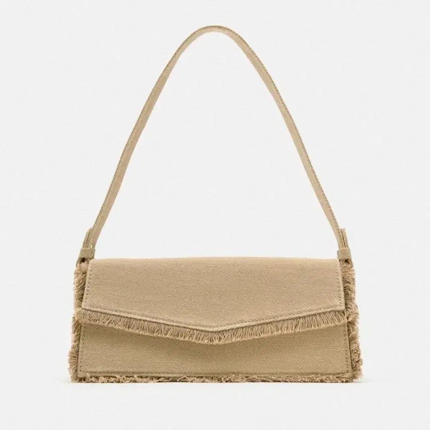 [BUNJANG] ZARA Fabric Tassel Shoulder Bag / <ZARA> 패브릭 태슬 숄더백