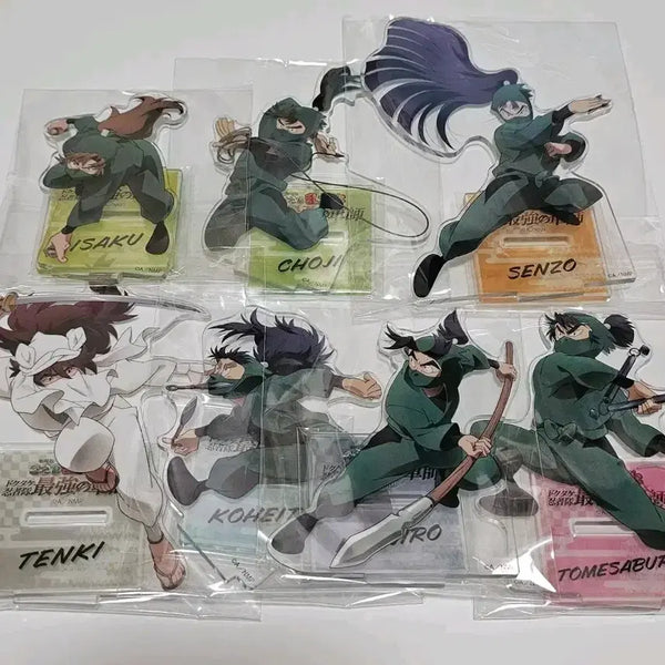 [BUNJANG] Nintama Nendoroid Rantarou 6th Graders + Tenki Acrylic Stand Set (7 Types, Sealed) / 닌타마 도최군 6닌+텐키 아크릴 스탠드 7종 미개봉 판매