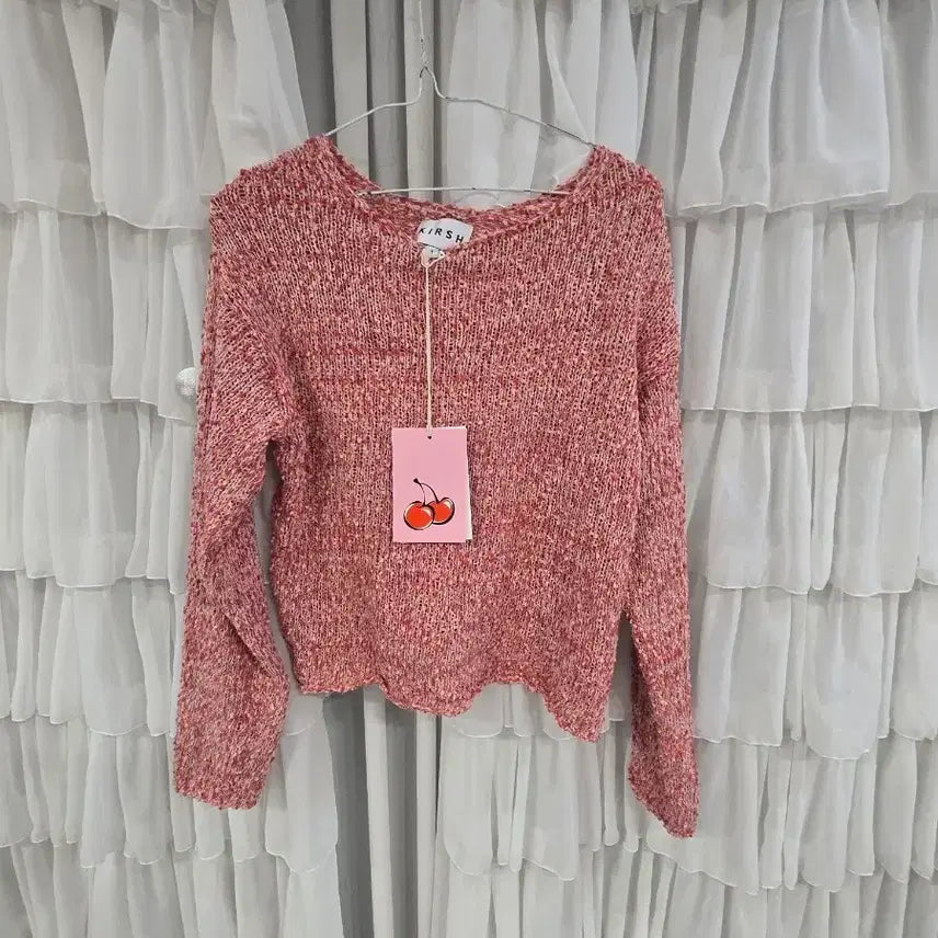 [BUNJANG] Kirsh Pink Mix Knit / 키르시 핑크 믹스 니트