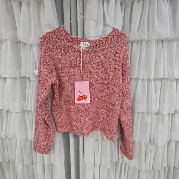 [BUNJANG] Kirsh Pink Mix Knit / 키르시 핑크 믹스 니트