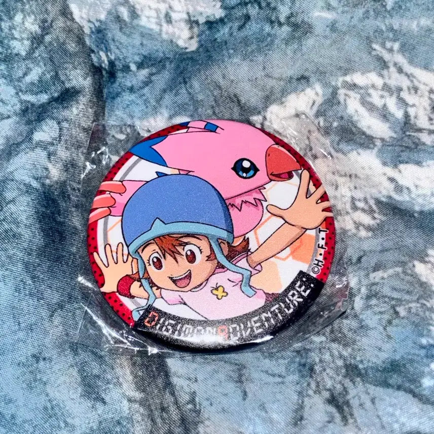 [BUNJANG] Digimon Adventure Sora & Piyomon Badge / 디지몬어드벤처 뱃지 소라&피요몬