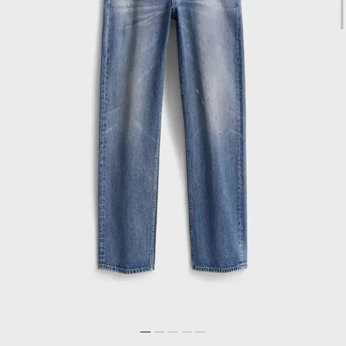 [BUNJANG] Pottery One-Washed Straight Denim Blue / 포터리 원워시드 스트레이트 데님 블루 2