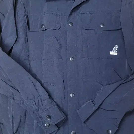 [BUNJANG] Kangol Black Windbreaker Jacket / 캉골 블랙 바람막이 자켓 100-105
