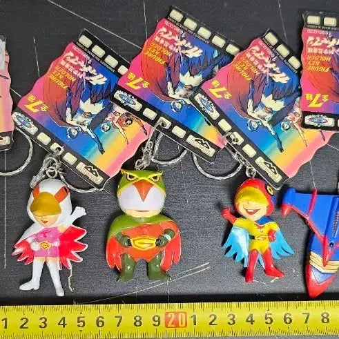 [BUNJANG] Battle of the Planets Keyring Set / 독수리오형제. 키링 세트 7개일괄!!