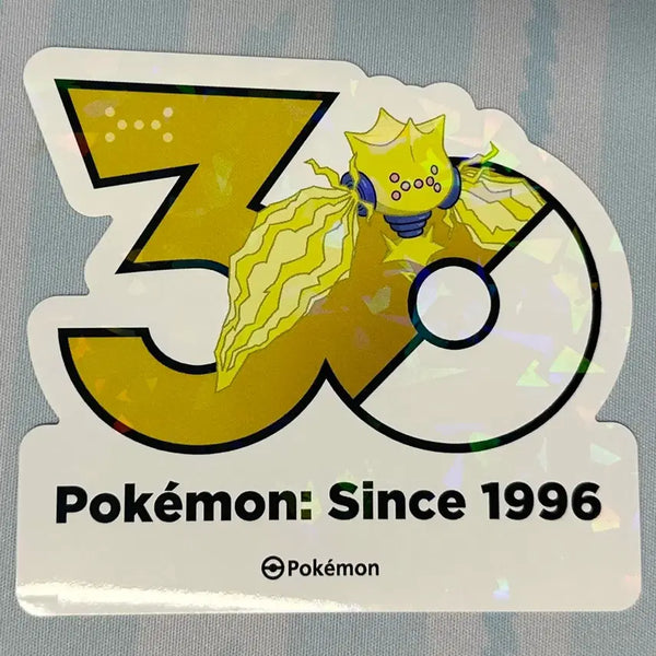 [BUNJANG] Pokemon 30th Anniversary Logo Sticker Regieleki / [포켓몬 30주년 기념 로고 스티커]레지에레키