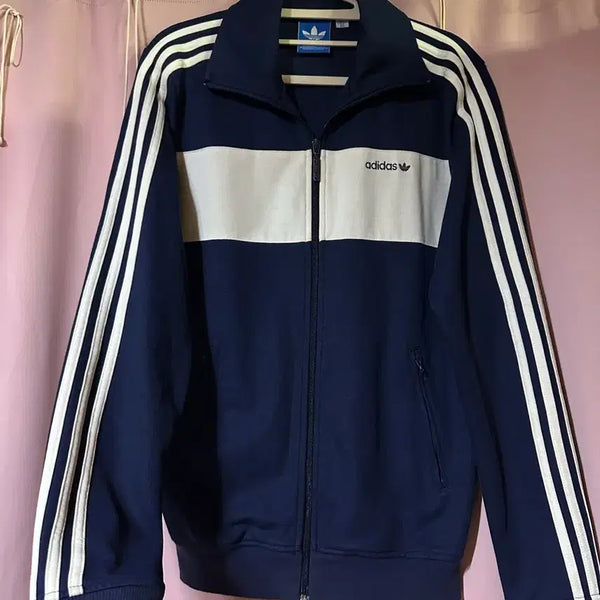 [BUNJANG] Adidas Beckenbauer Colorblock Track Top Jersey / 아디다스 베켄바우어 배색 트랙탑 져지 아디다스져지 네이비 화이트 대장져지