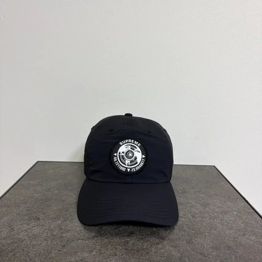 [BUNJANG] Supreme 6-Panel Compass Cap Black / (OS) 슈프림 6패널 볼캡 모자 나침반 콤파스 블랙