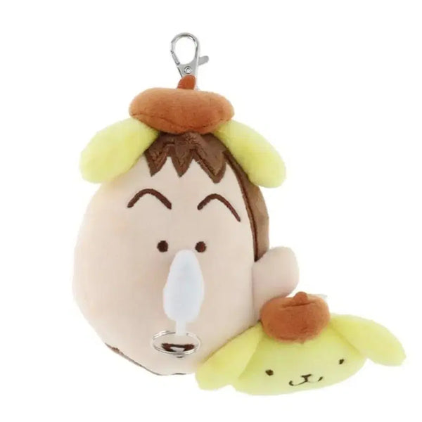 [BUNJANG] Sanrio x Mangguni Pompompurin Collaboration Reel Pass Keyring / 산리오 맹구 폼폼푸린 콜라보 릴패스 키링