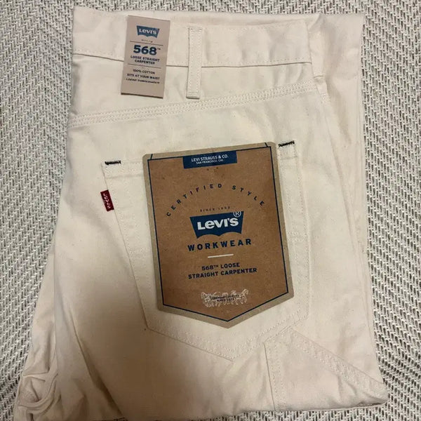 [BUNJANG] Levi's 568 Stay Loose Straight Carpenter Workwear Pants / 리바이스 568 스테이 루즈 스트레이트 카펜터 워크웨어 팬츠