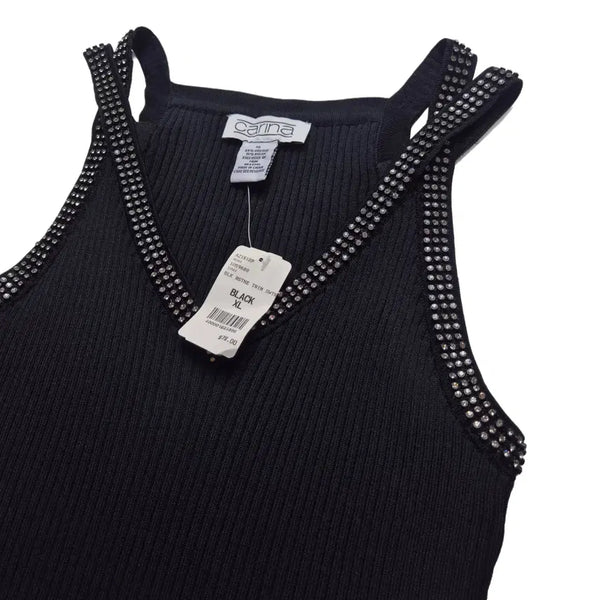 [BUNJANG] VTG Carina Ribbed Knit Tank Top XL / [3일간 20%할인] [XL] 빈티지 골지 니트 탱크탑