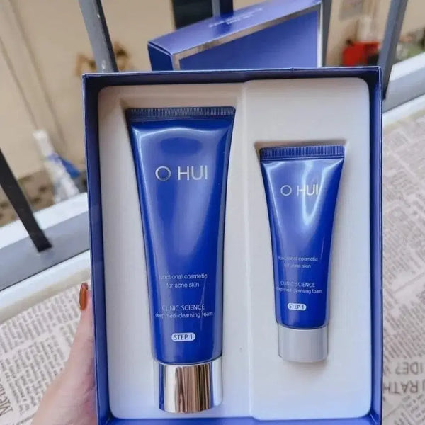 [BUNJANG] OHUI Science Cleansing Foam Deep Cleanser (Acne Prone/Oily/Sensitive Skin) / 오휘 여드름 폼클렌징 (세안 남여공용)