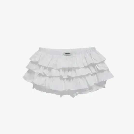 [BUNJANG] Crank Micro Skirt Pants White / 크랭크 마이크로 스커트 팬츠 화이트