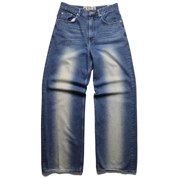 [BUNJANG] Satur Brooklyn Washed Wide Denim Pants (Size S) / [3일간 20%할인] [S] 세터 브루클린 워시드 와이드 데님팬츠