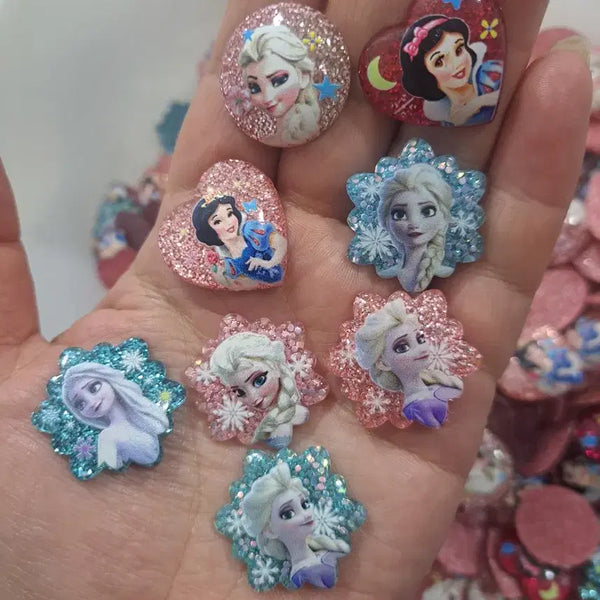 [BUNJANG] Princess Character Parts Mix for Toploader Decoration (190pcs Bundle) / 공주 캐릭터 파츠 믹스 탑꾸재료 190개당 일괄