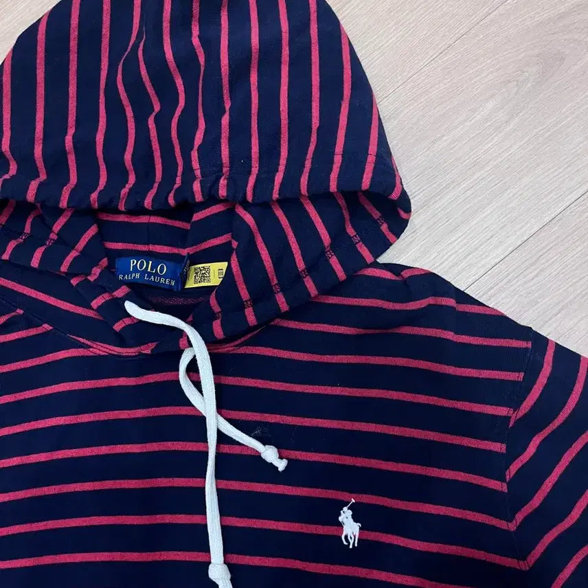[BUNJANG] Polo Ralph Lauren Stripe Hoodie Navy/Red / POLO Ralph Lauren Stripe Hood(NAVY/RED)