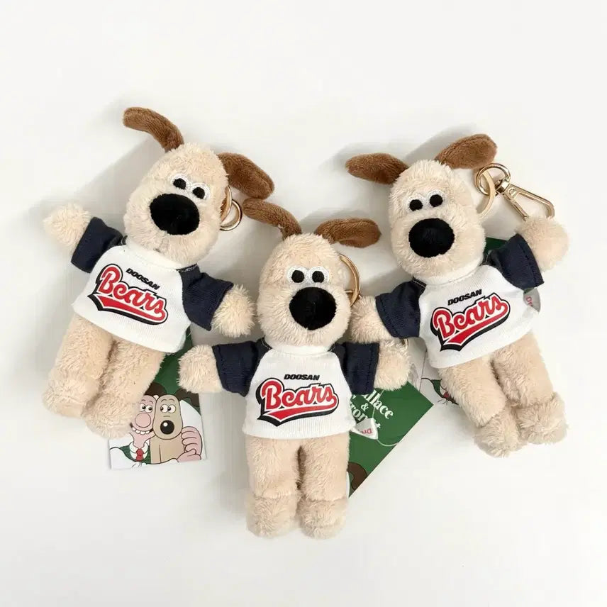 [BUNJANG] Doosan Bears Grooomi Plush Doll (Customizable) / [주문제작] 두산베어스 그로밋 인형