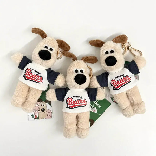 [BUNJANG] Doosan Bears Grooomi Plush Doll (Customizable) / [주문제작] 두산베어스 그로밋 인형