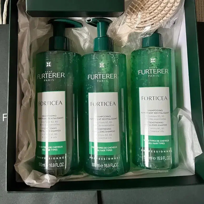 [BUNJANG] René Furterer Forticea Shampoo Set (3x 500ml) / 3개)르네휘테르 포티샤 샴푸 세트