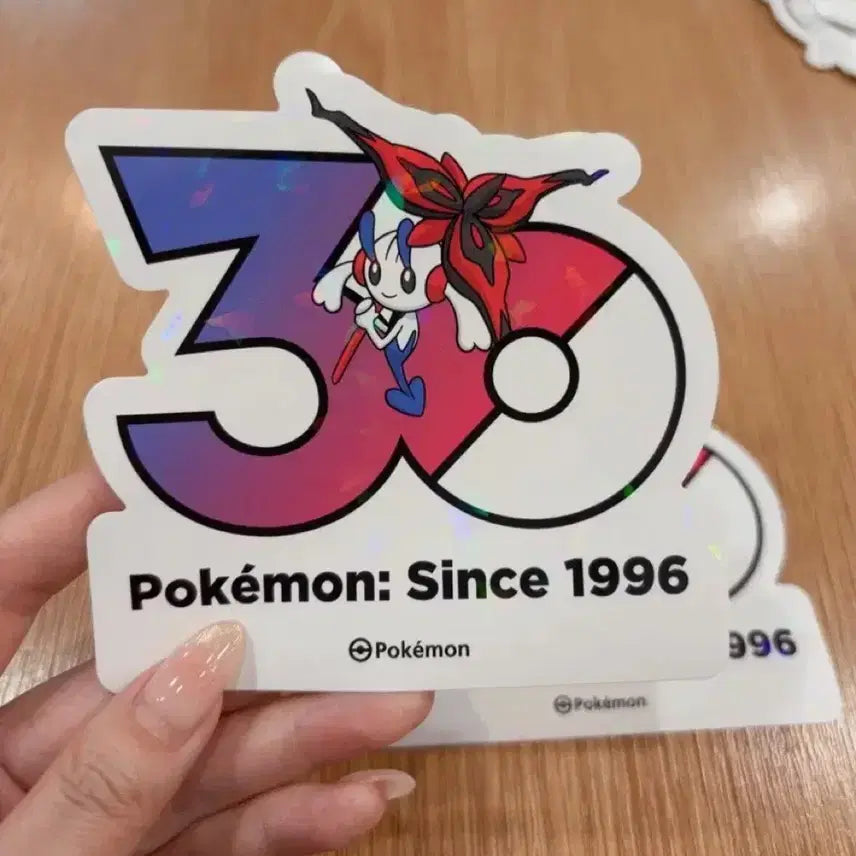 [BUNJANG] Eternity Flower Plaette Pokemon 30th Anniversary Sticker / 영원의꽃 플라엣테 포켓몬 30주년 기념 스티커