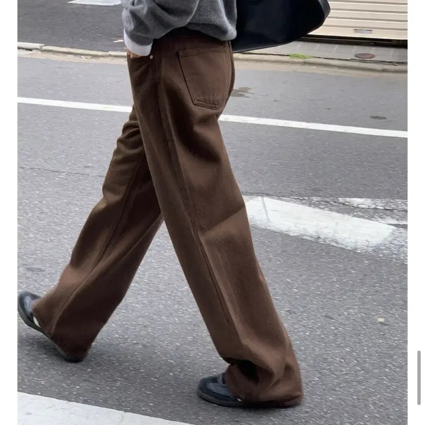 [BUNJANG] Feelings Basil Brown Pants / 데일리룩쇼핑몰 필링스 바질 브라운 팬츠