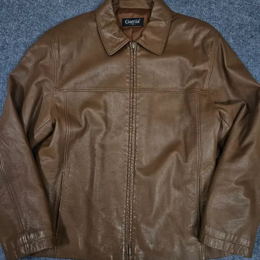 [BUNJANG] Garcia Lambskin Leather Jacket / 가르시아 램스킨 가죽 자켓 급처