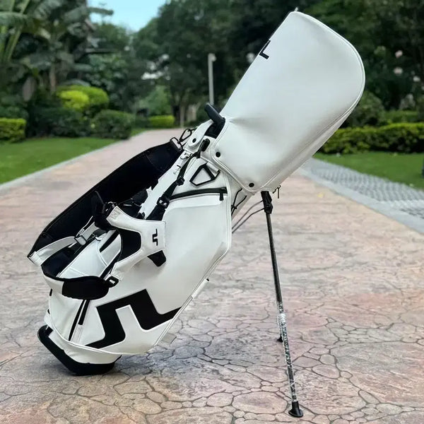 [BUNJANG] New Carbon Fiber Ultra-Light Stand Golf Bag (White) / 골프백 신상 탄소섬유 초경량 스탠드백(화이트)